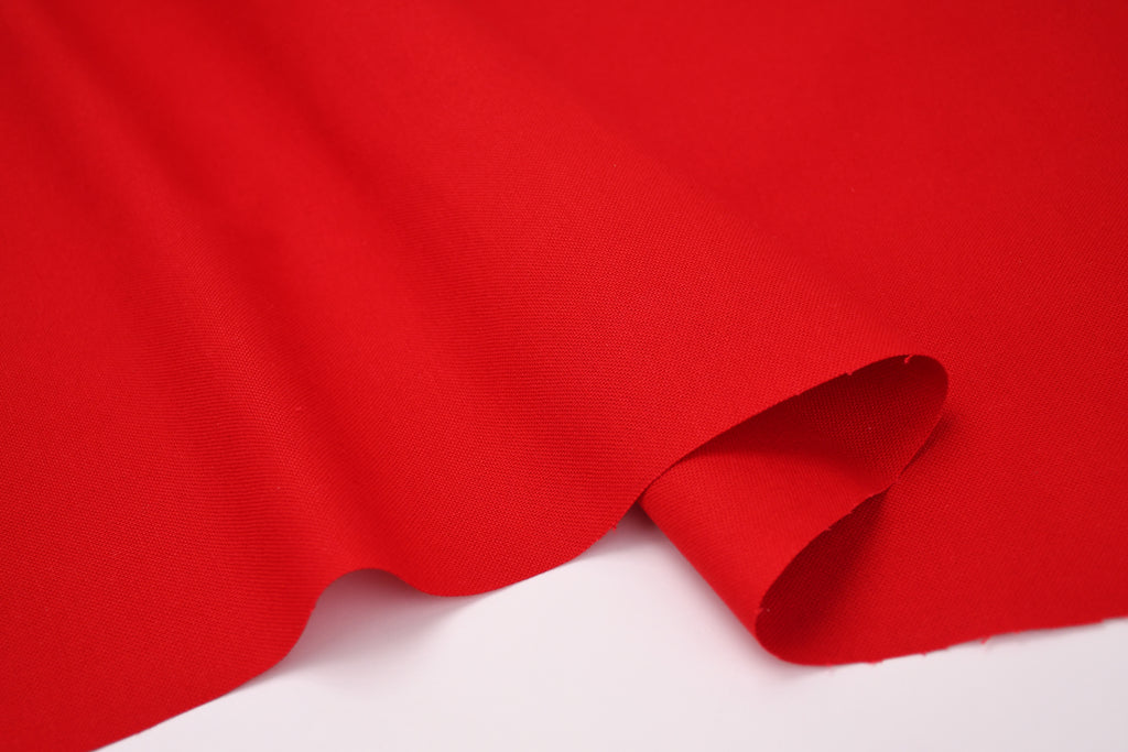 8oz 100% Cotton Canvas Fabric - Crimson