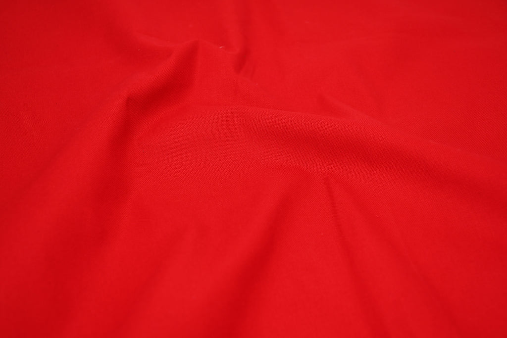 8oz 100% Cotton Canvas Fabric - Crimson