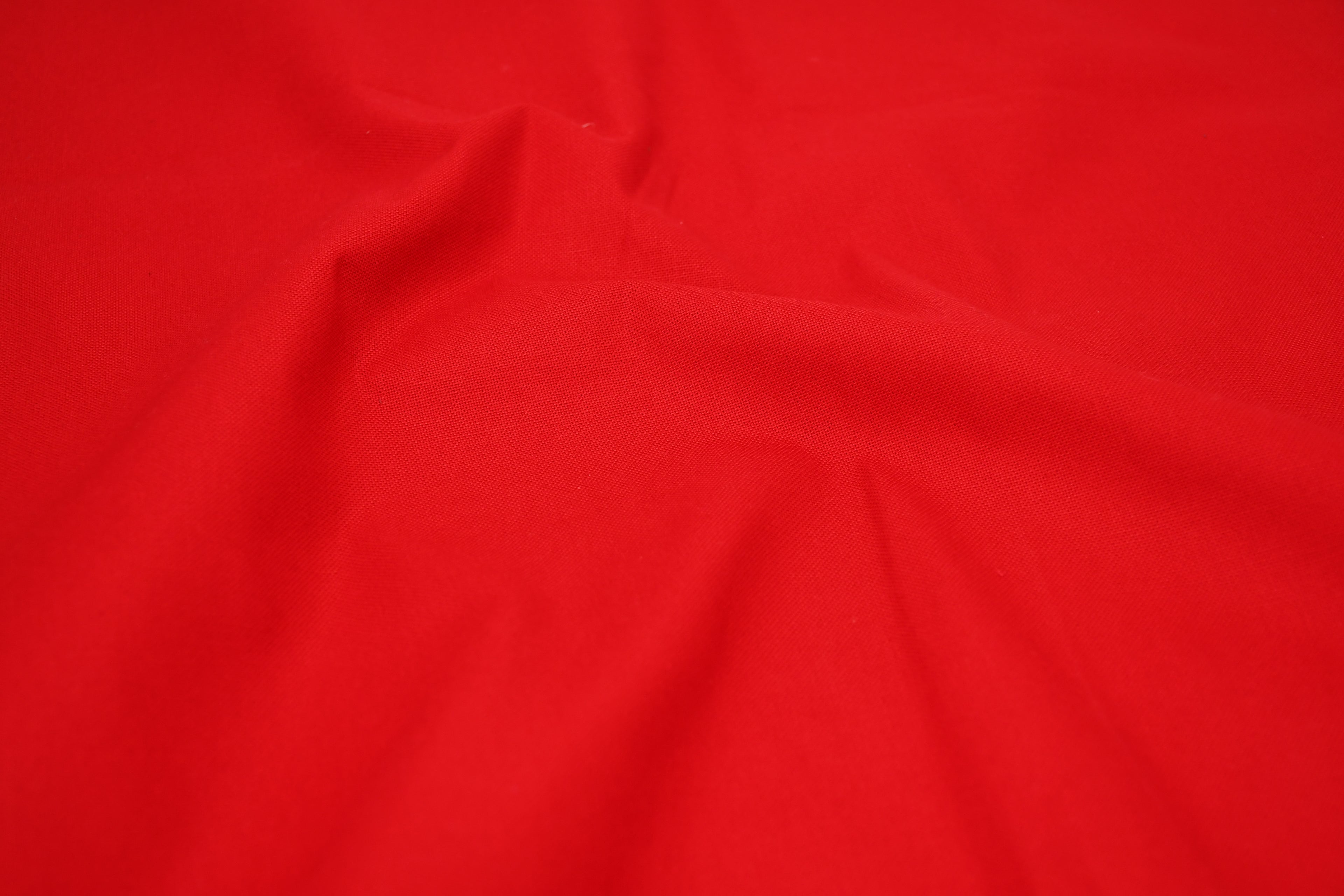 8oz 100% Cotton Canvas Fabric - Crimson