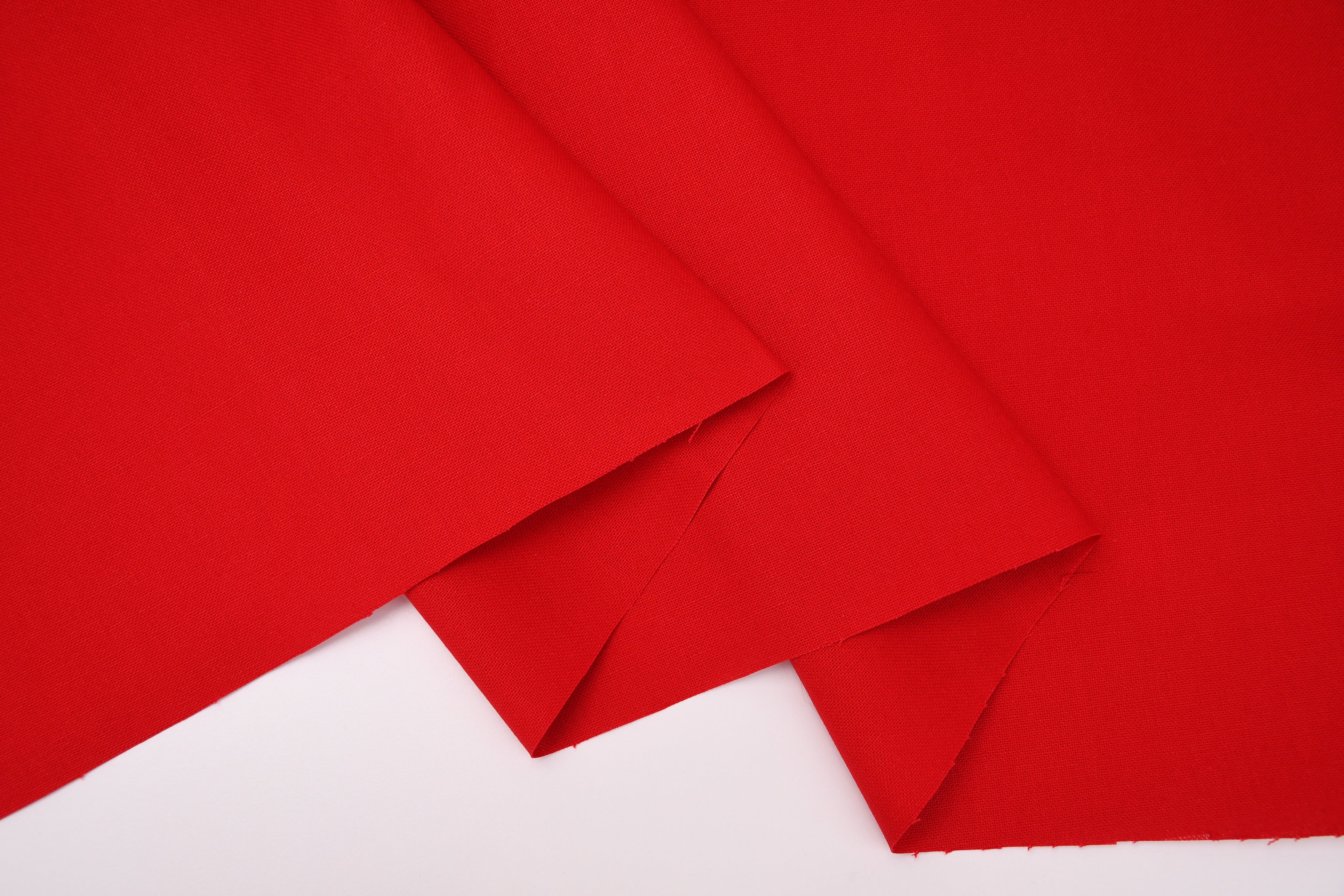 8oz 100% Cotton Canvas Fabric - Crimson