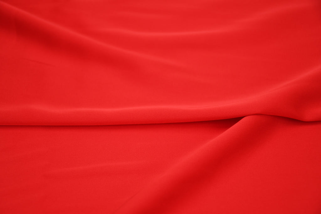 Silky Satin Stretch- Armour Red
