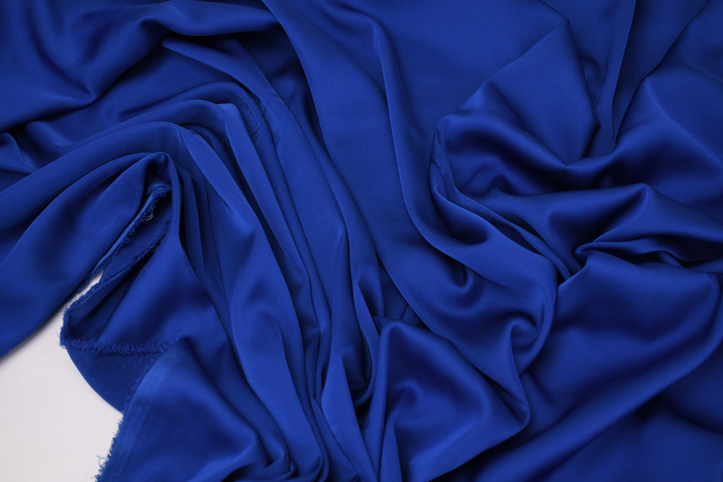 Silky Satin Stretch - Imperial Blue