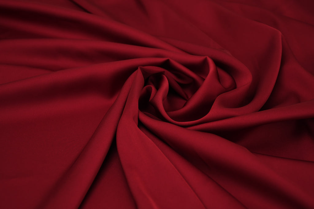 Silky Soft Stretch Satin - Maroon