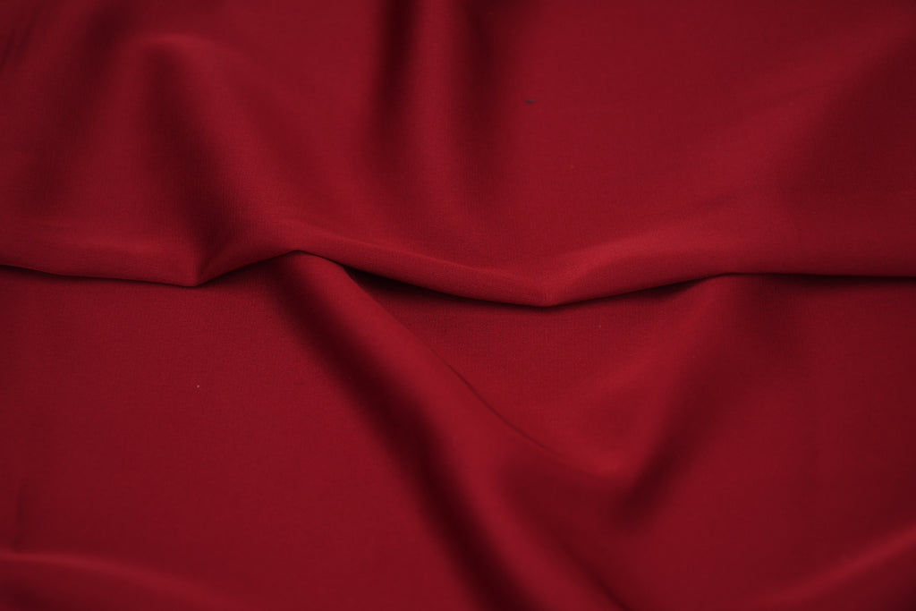 Silky Soft Stretch Satin - Maroon