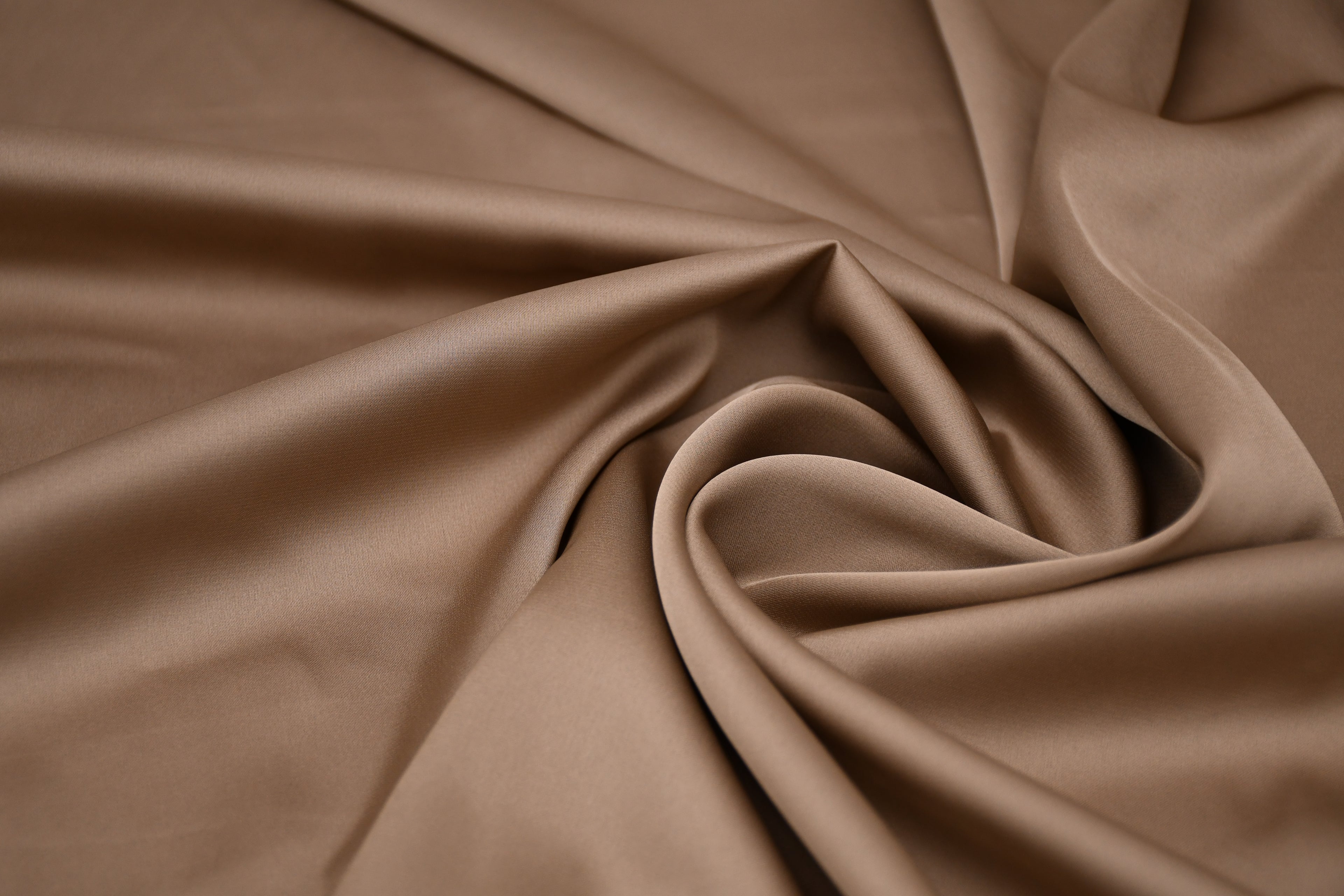 Silky Satin Stretch-Sand Stone