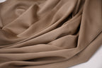 Silky Satin Stretch-Sand Stone