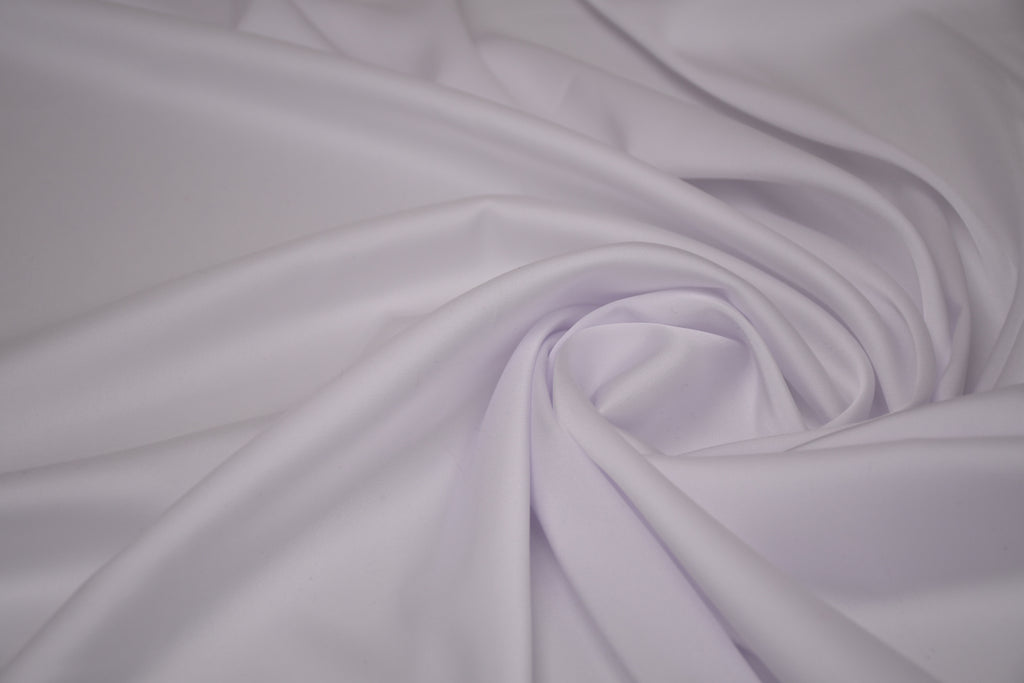 Silky Soft Stretch Satin - Off White