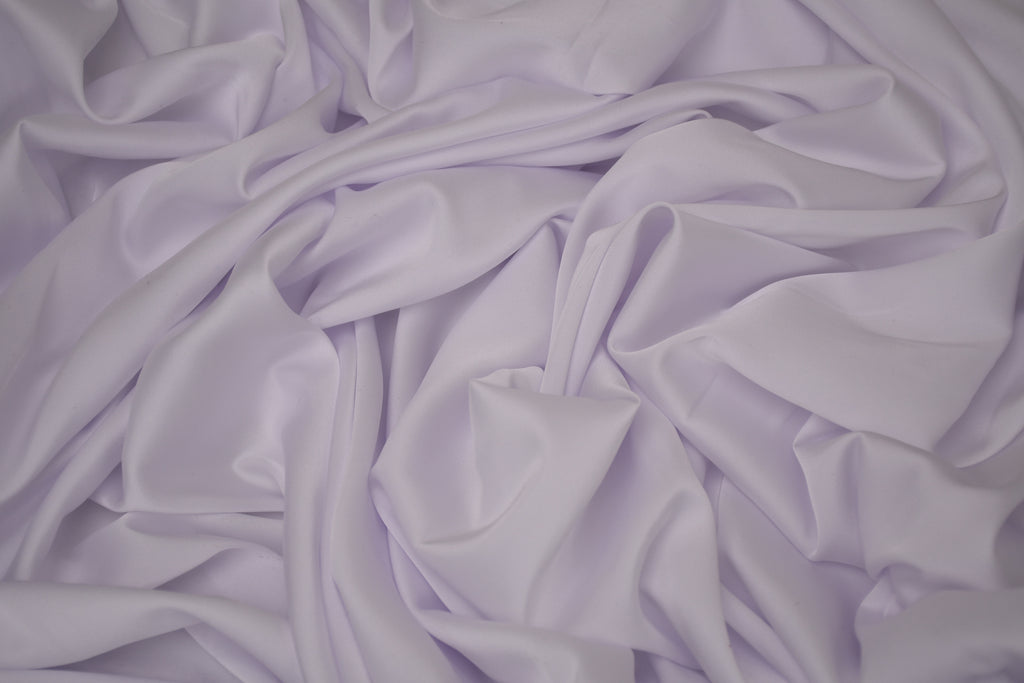 Silky Soft Stretch Satin - Off White