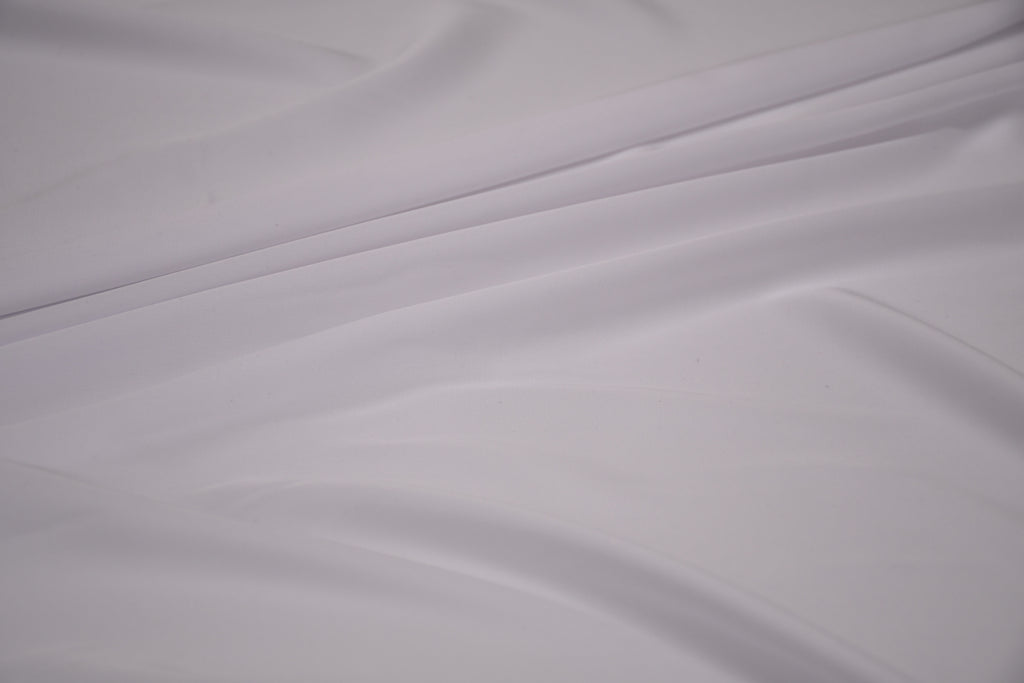 Silky Soft Stretch Satin - Off White