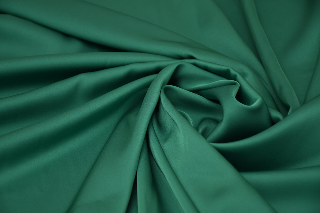 Silky Satin Stretch-Jade Green