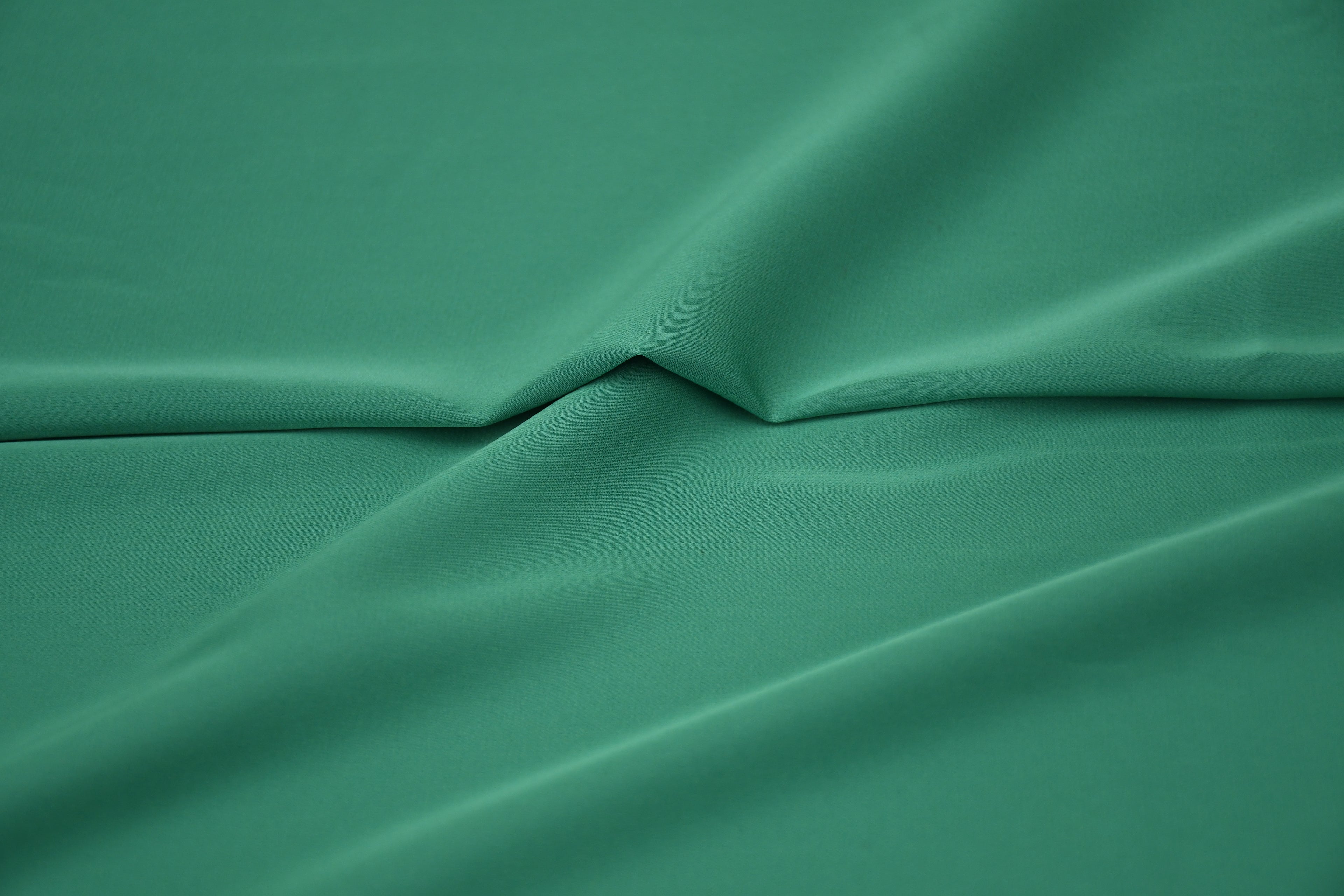 Silky Satin Stretch-Jade Green