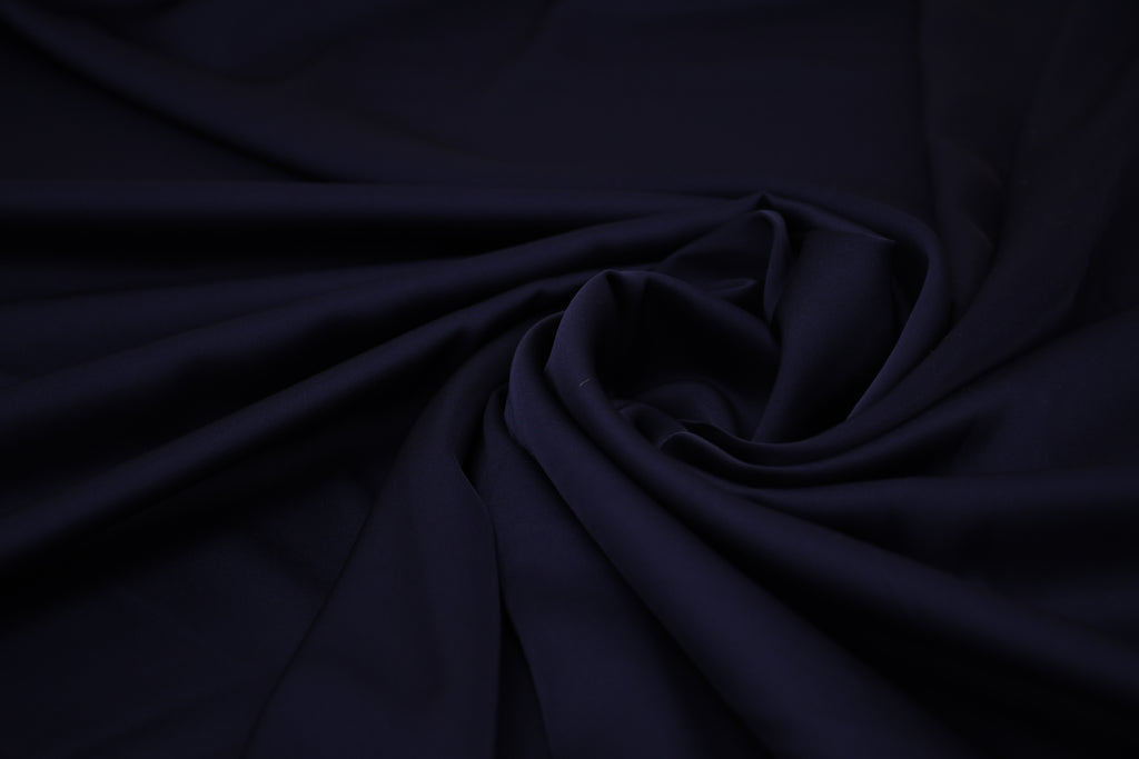 Silky Soft Stretch Satin-Deep Navy