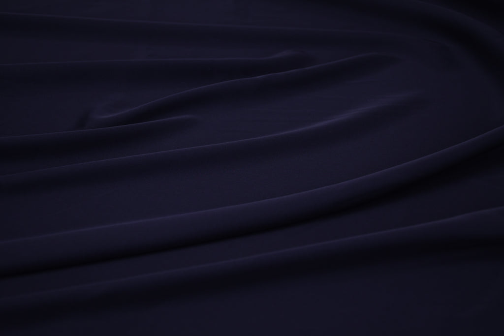 Silky Soft Stretch Satin-Deep Navy