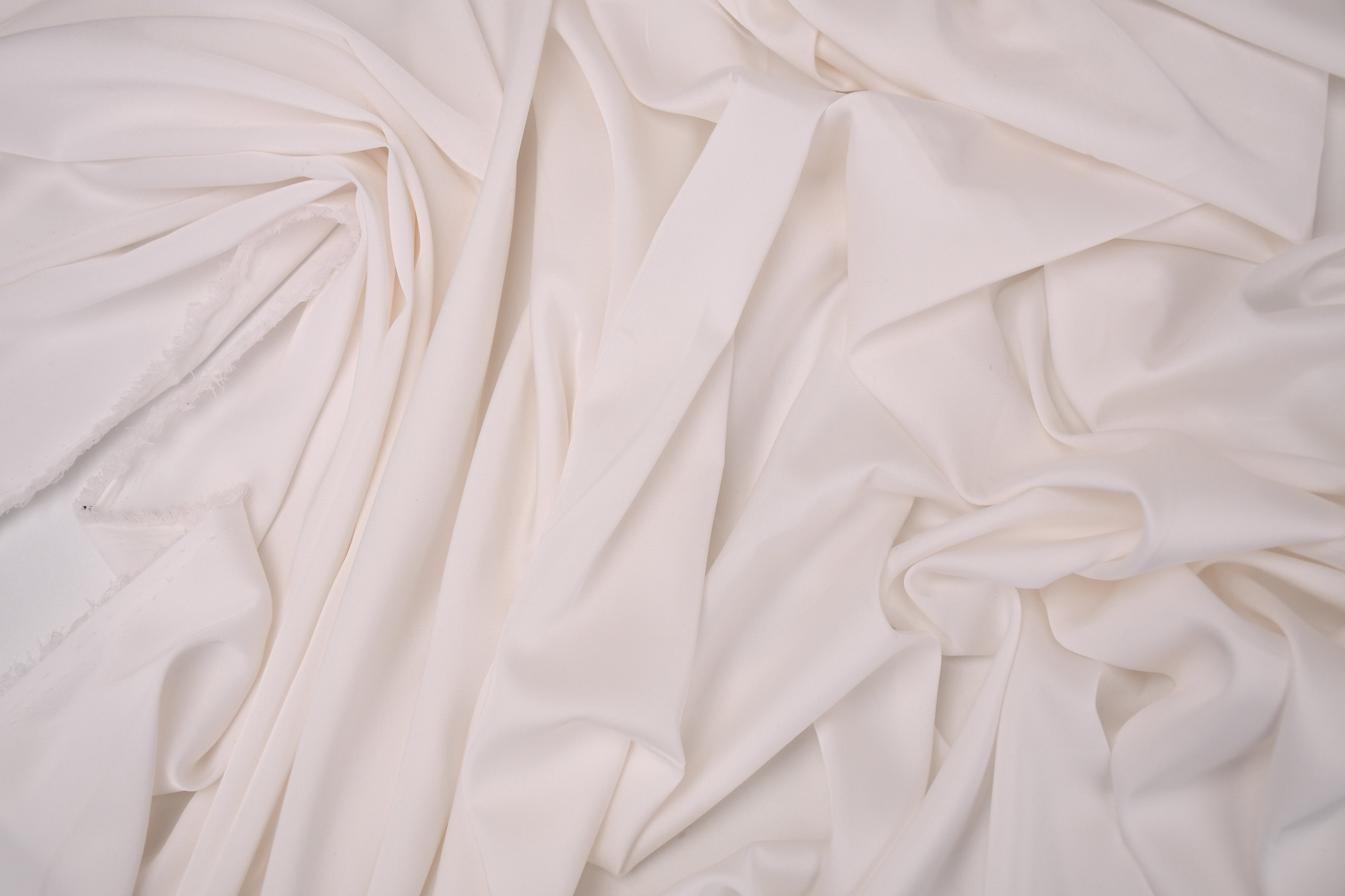 Silky Satin Stretch - Snow White