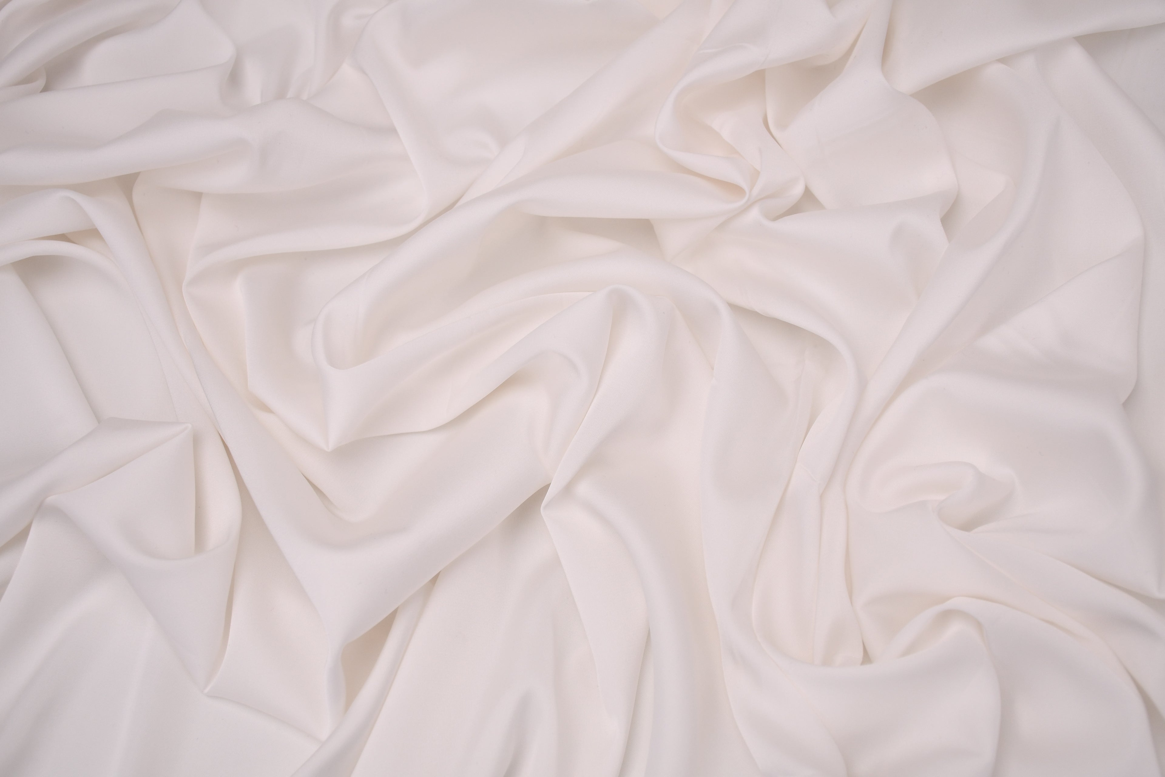 Silky Satin Stretch - Snow White