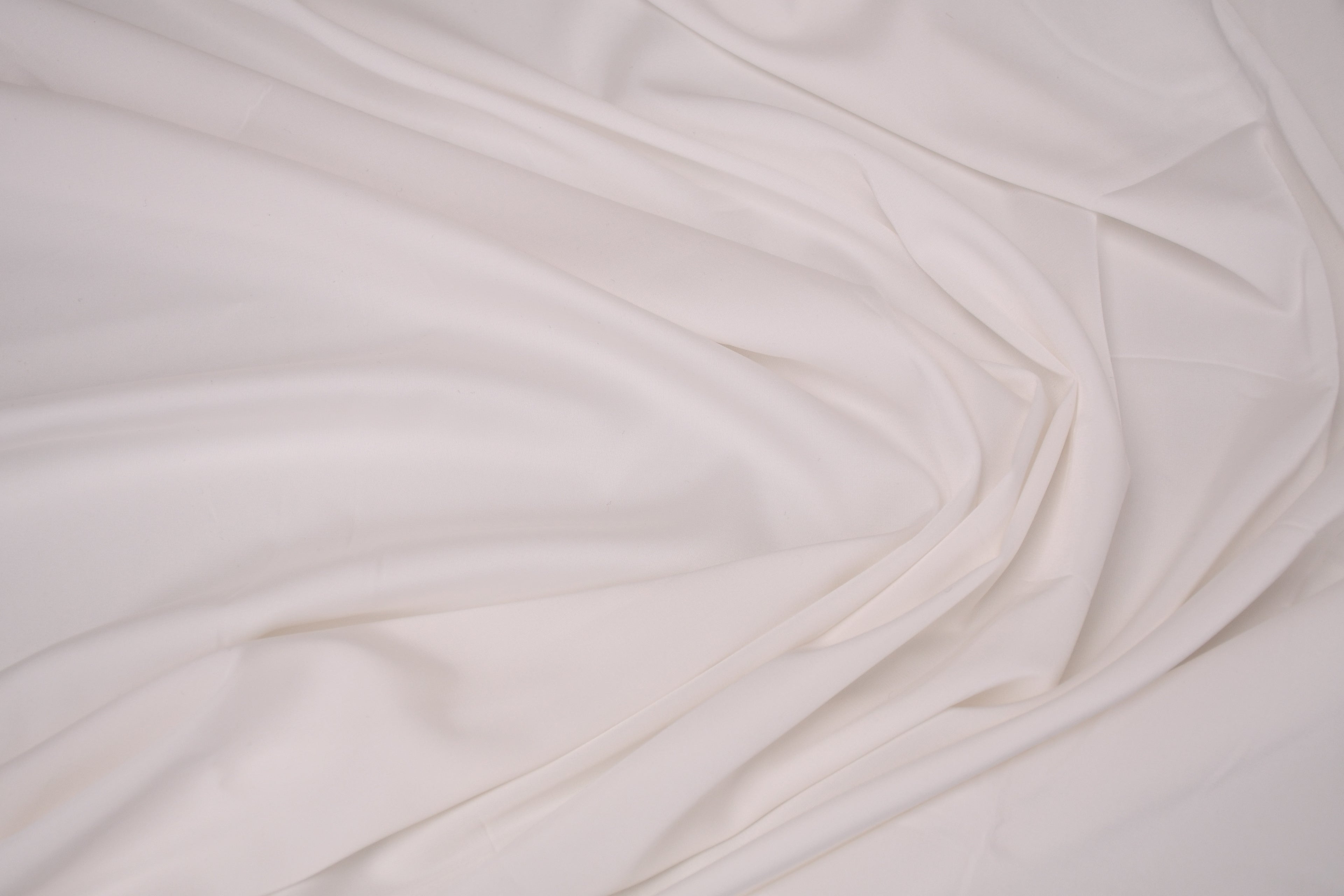 Silky Satin Stretch - Snow White