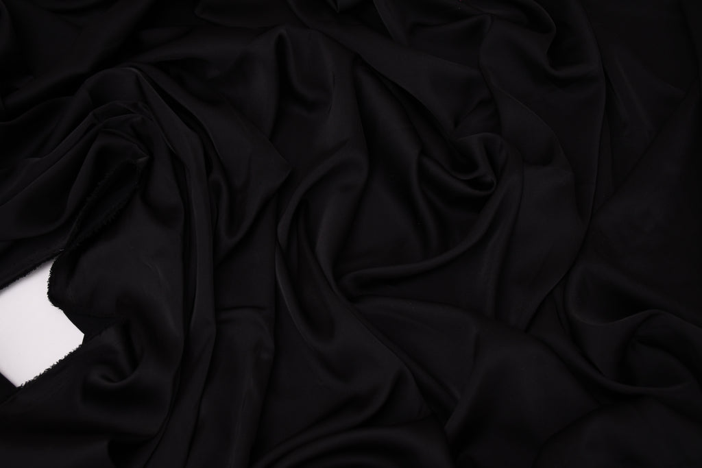 Silky Satin Stretch - Black