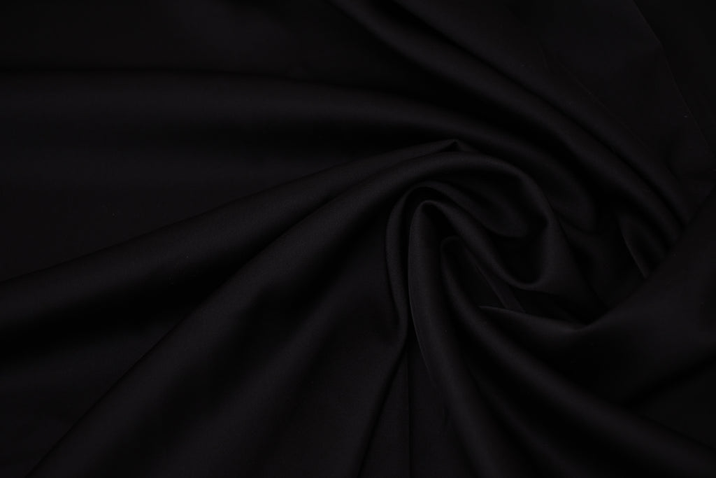 Silky Satin Stretch - Black