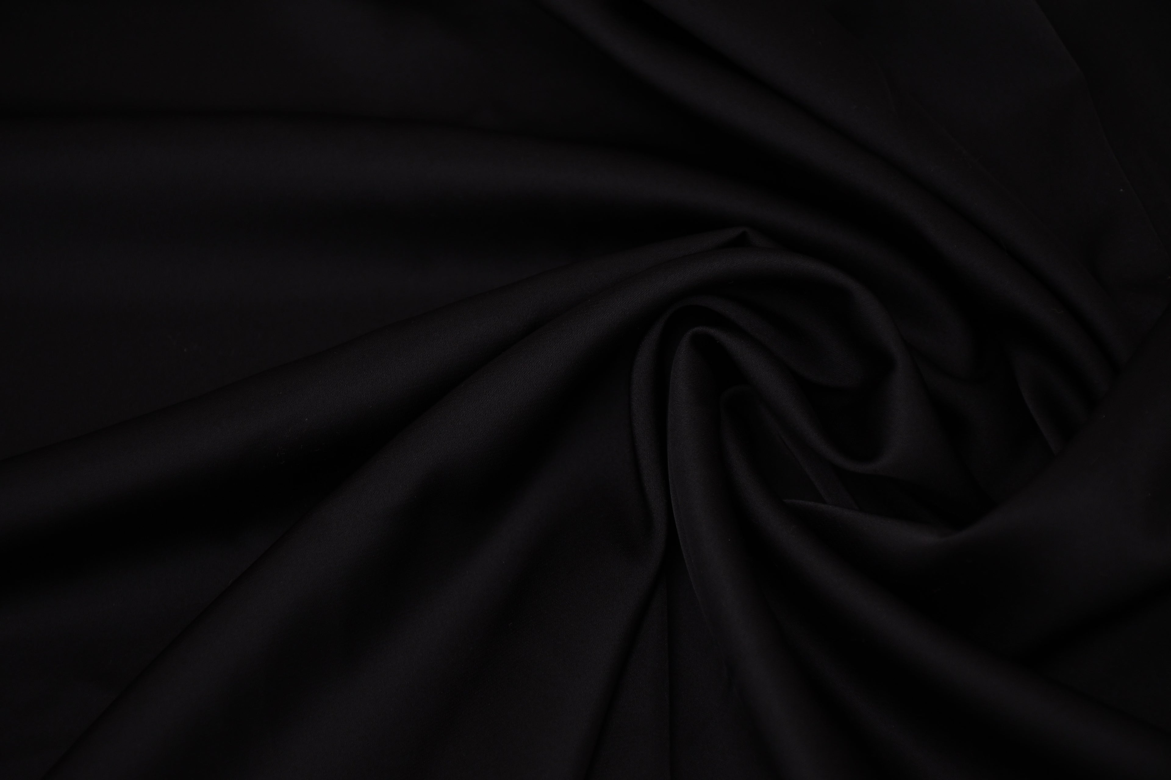 Silky Satin Stretch - Black