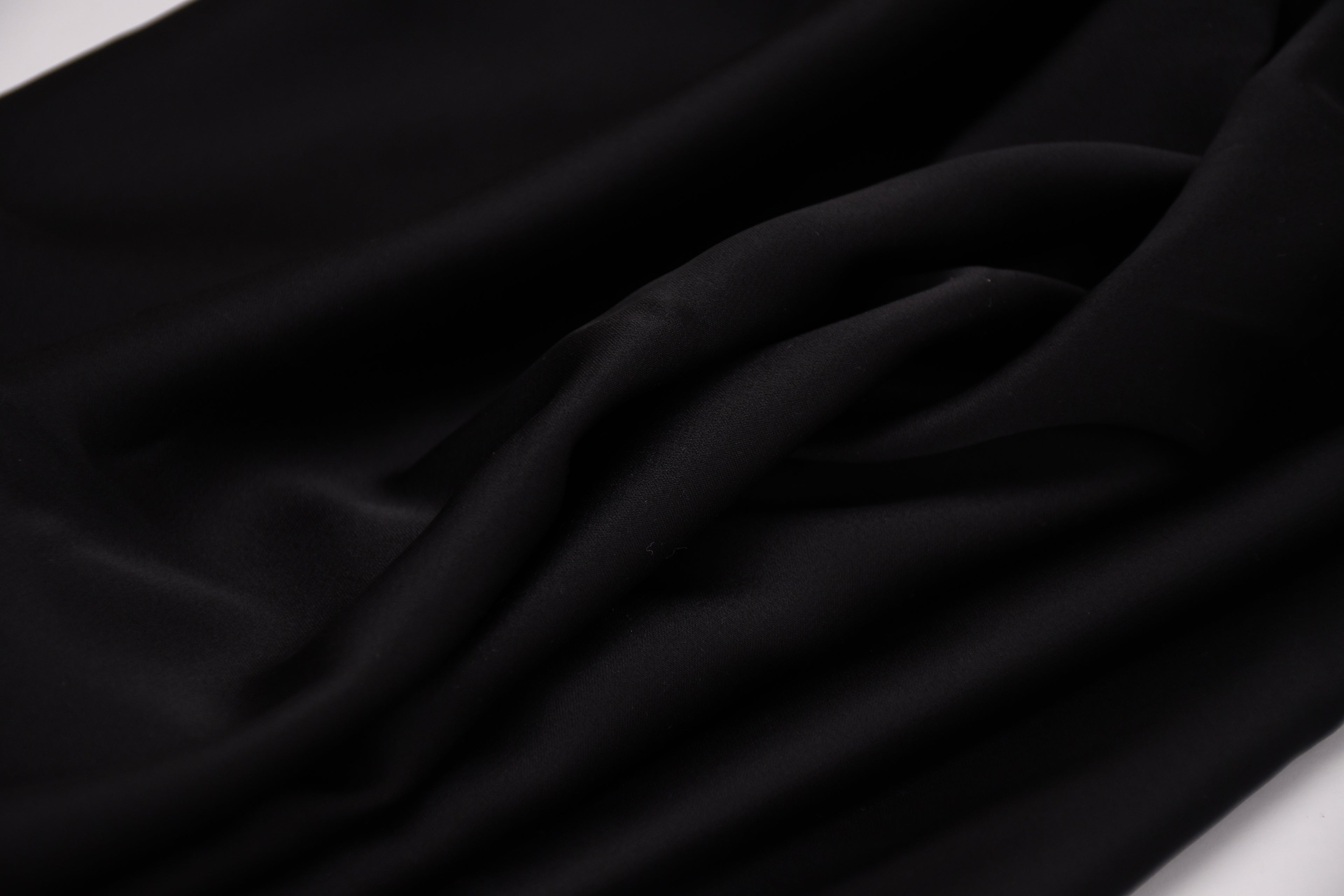 Silky Satin Stretch - Black