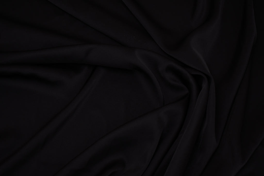 Silky Satin Stretch - Black