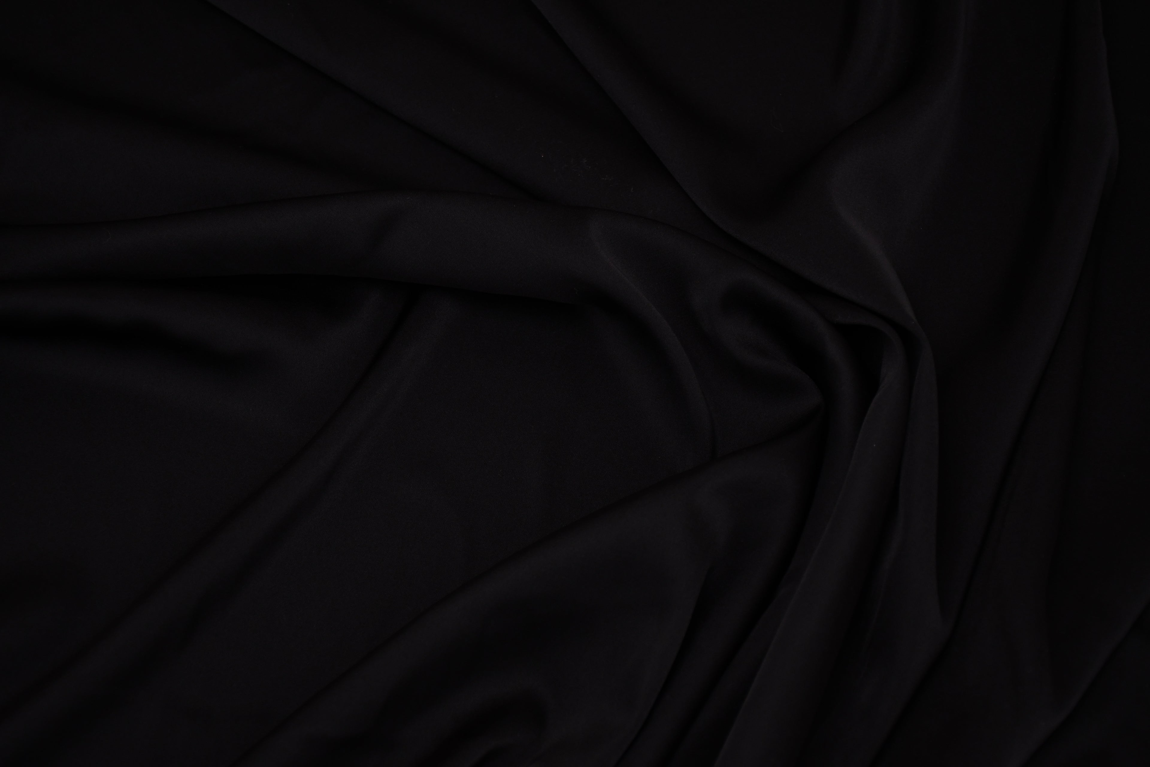 Silky Satin Stretch - Black