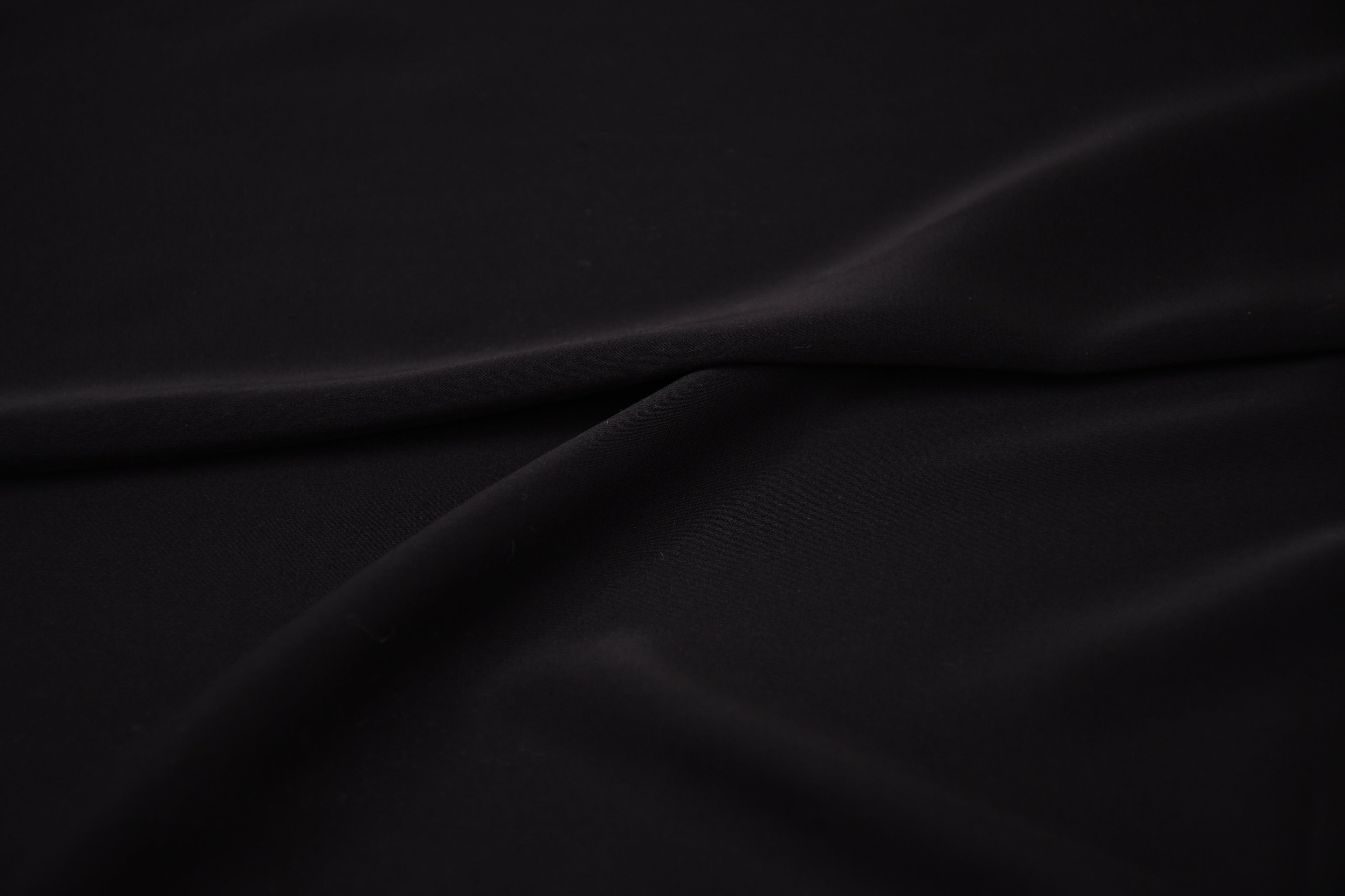 Silky Satin Stretch - Black