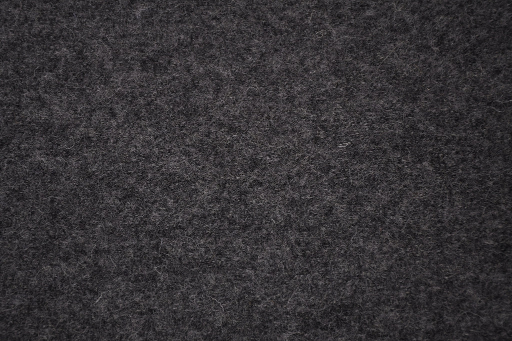 100% Pure Boiled Wool Coating Fabric - Dark Grey