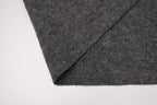 100% Pure Boiled Wool Coating Fabric - Dark Grey