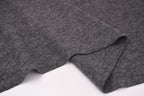100% Pure Boiled Wool Coating Fabric - Dark Grey