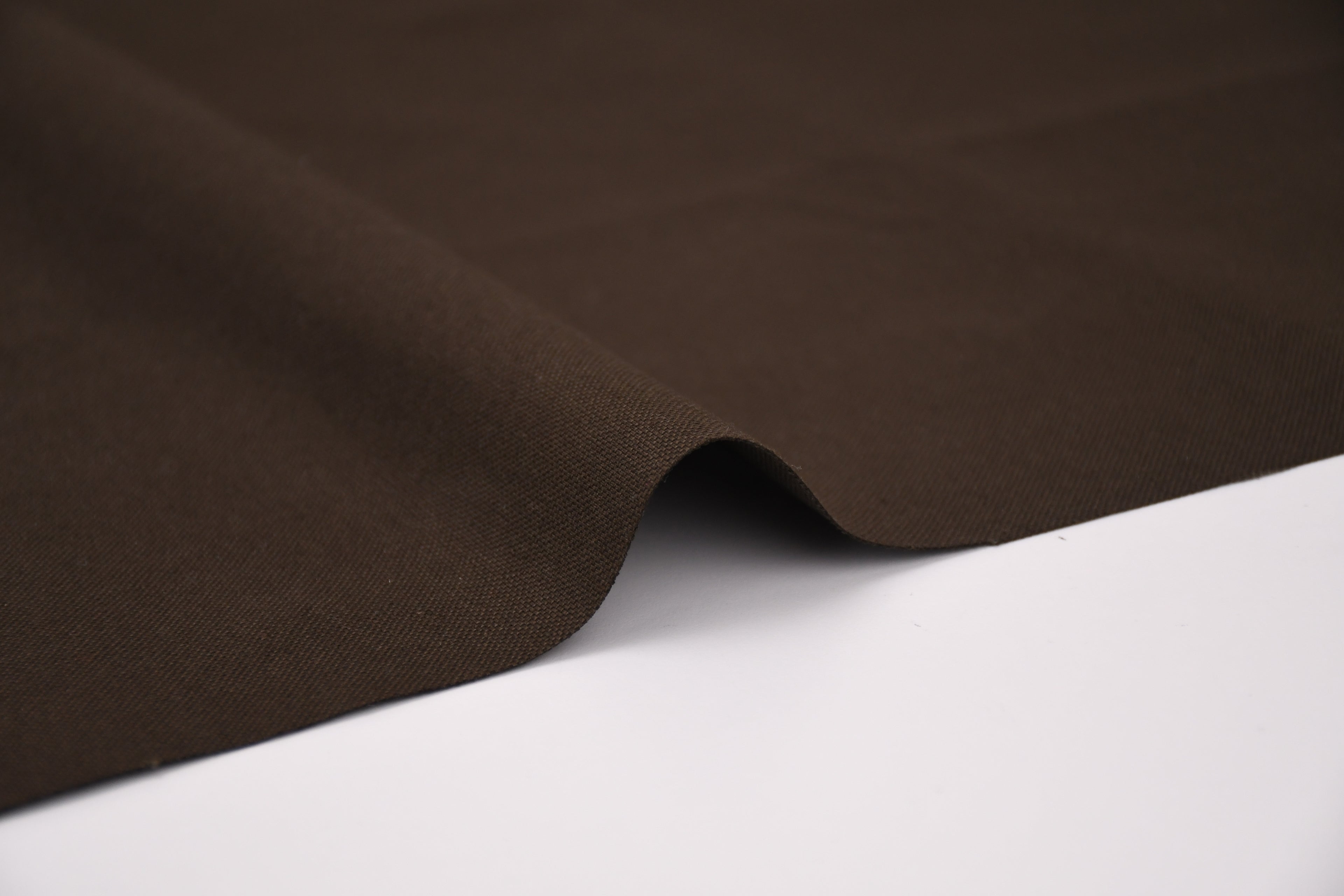 8oz 100% Cotton Canvas Fabric -Espresso