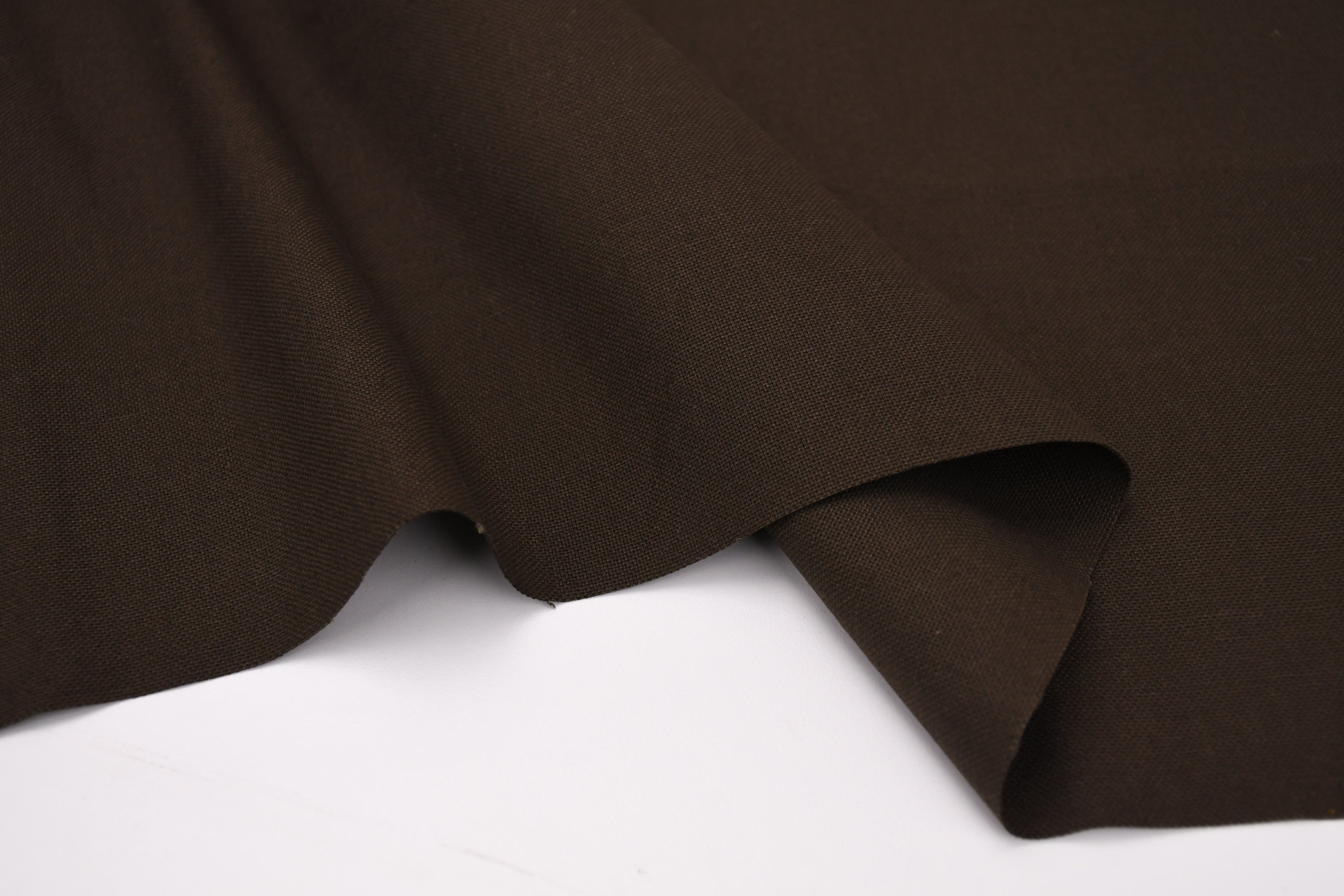 8oz 100% Cotton Canvas Fabric -Espresso