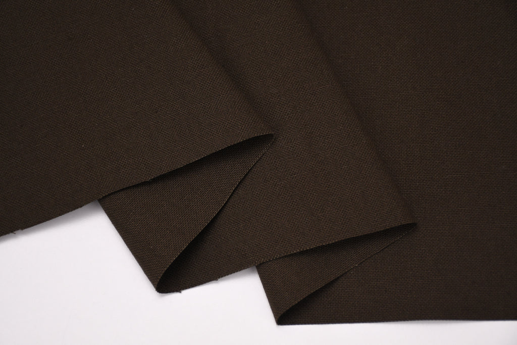 8oz 100% Cotton Canvas Fabric -Espresso