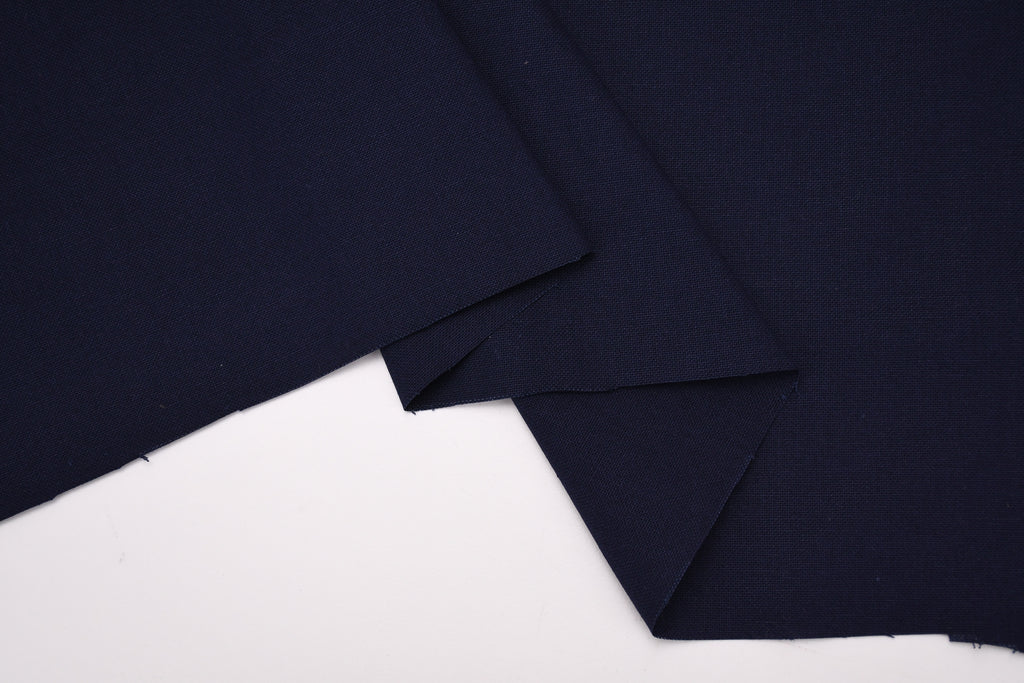 8oz 100% Cotton Canvas Fabric - Deep Navy