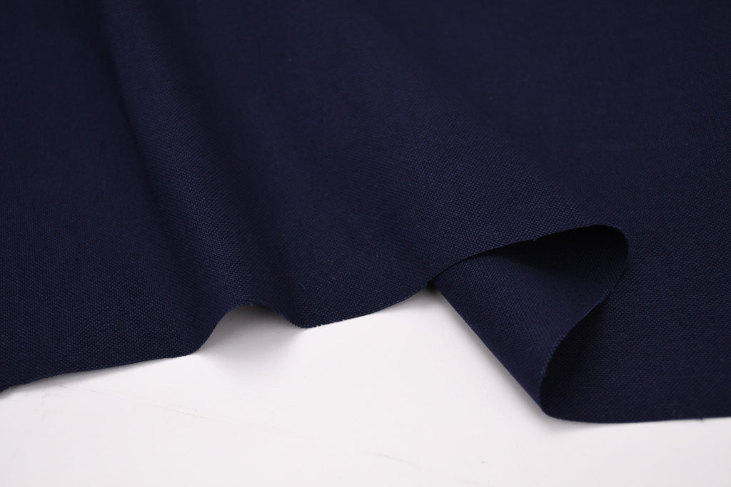 8oz 100% Cotton Canvas Fabric - Deep Navy