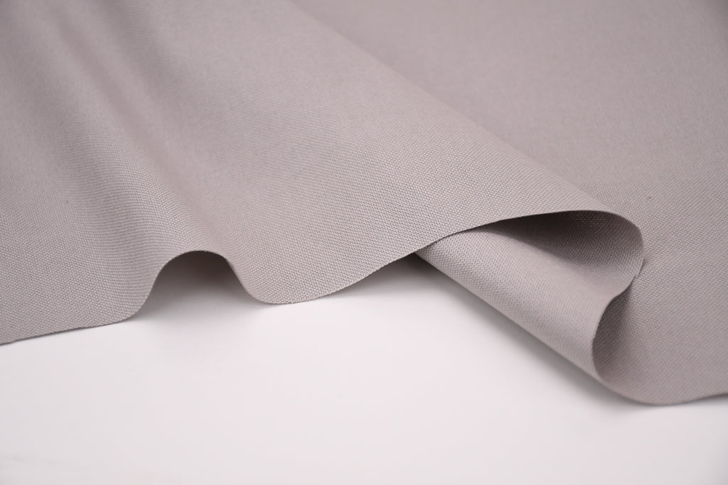 8oz 100% Cotton Canvas Fabric - Light Grey