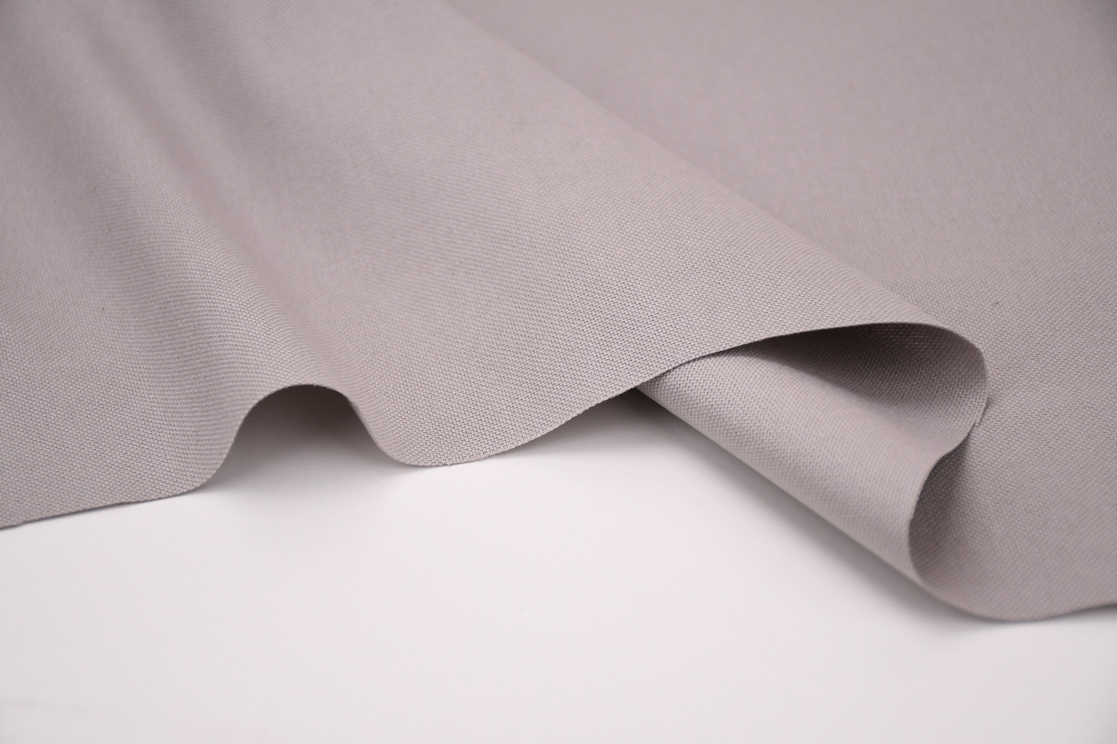 8oz 100% Cotton Canvas Fabric - Light Grey