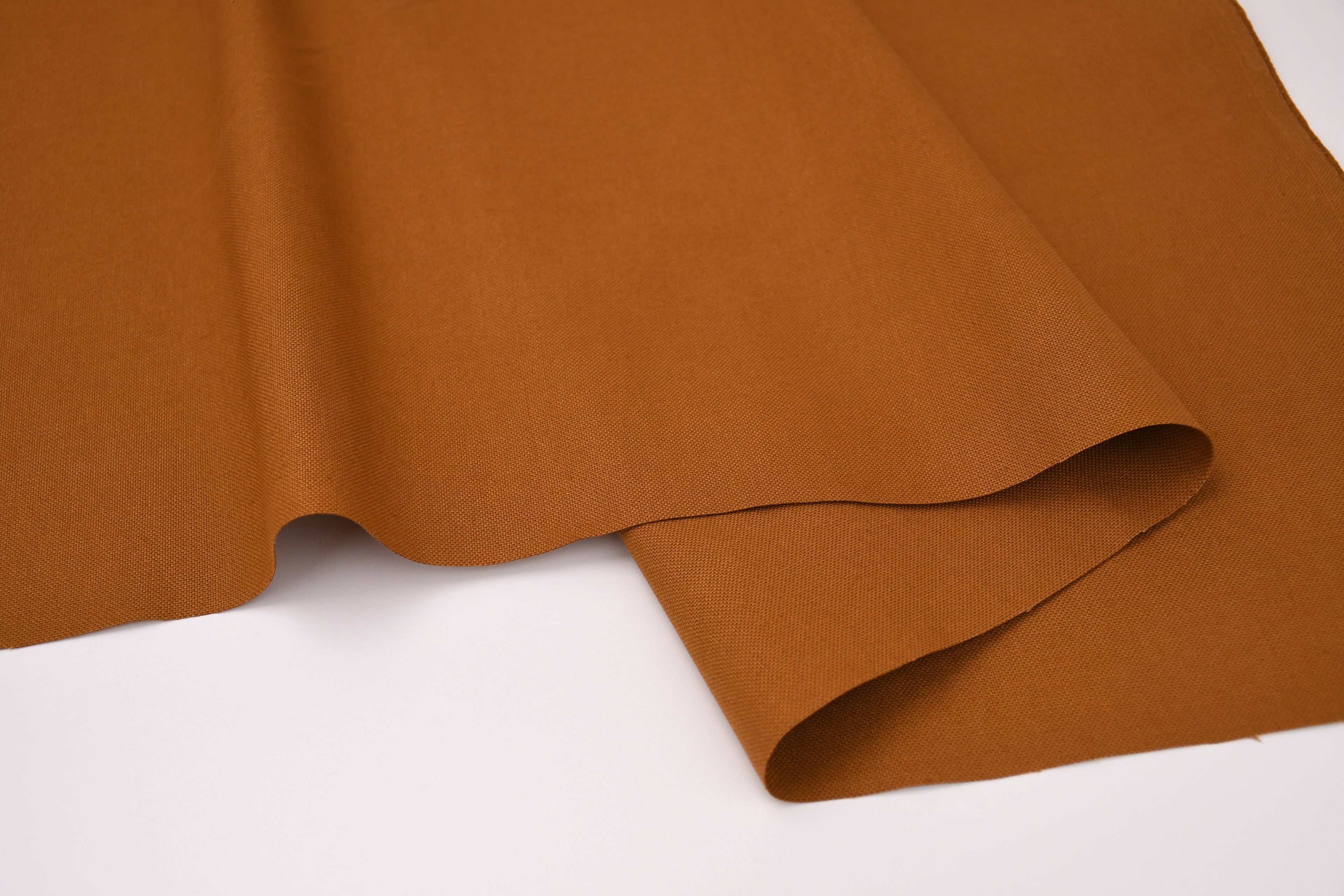 8oz 100% Cotton Canvas Fabric - Toffee