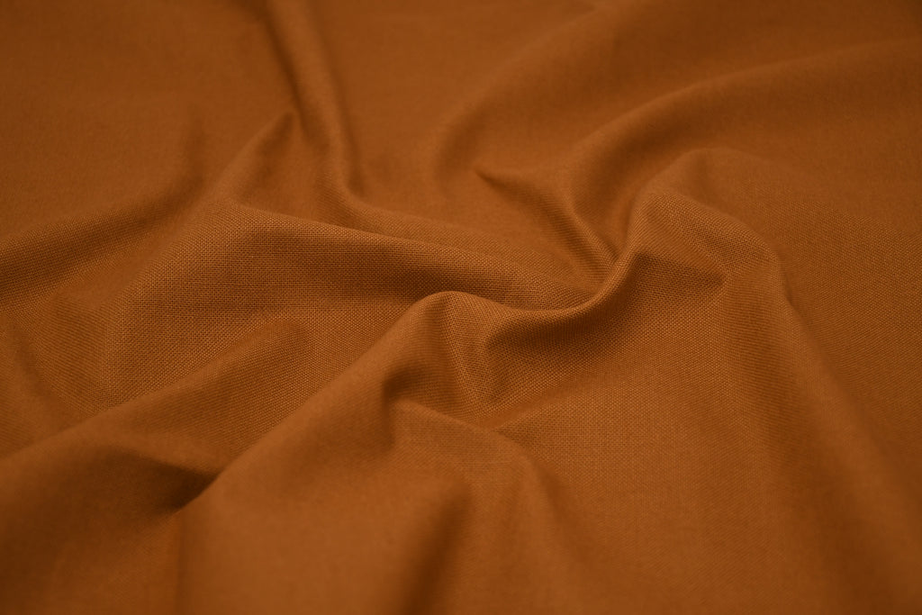 8oz 100% Cotton Canvas Fabric - Toffee