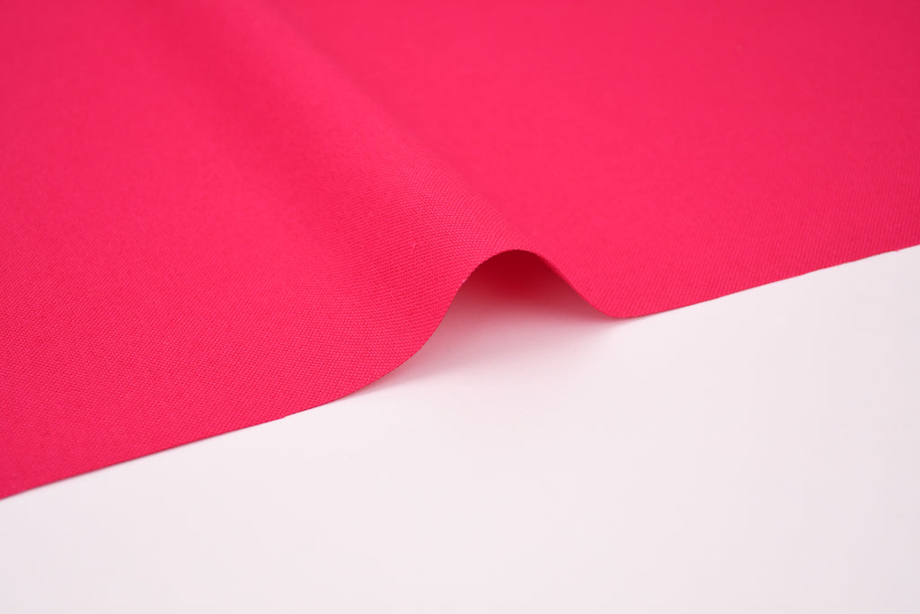 8oz 100% Cotton Canvas Fabric - Electric Pink
