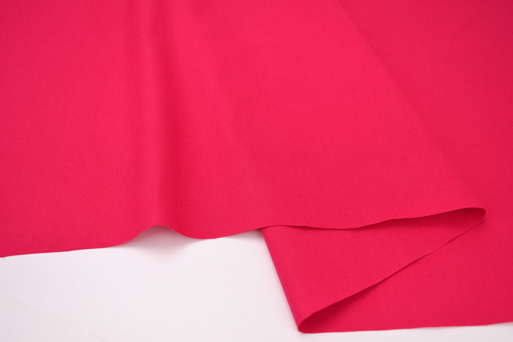 8oz 100% Cotton Canvas Fabric - Electric Pink