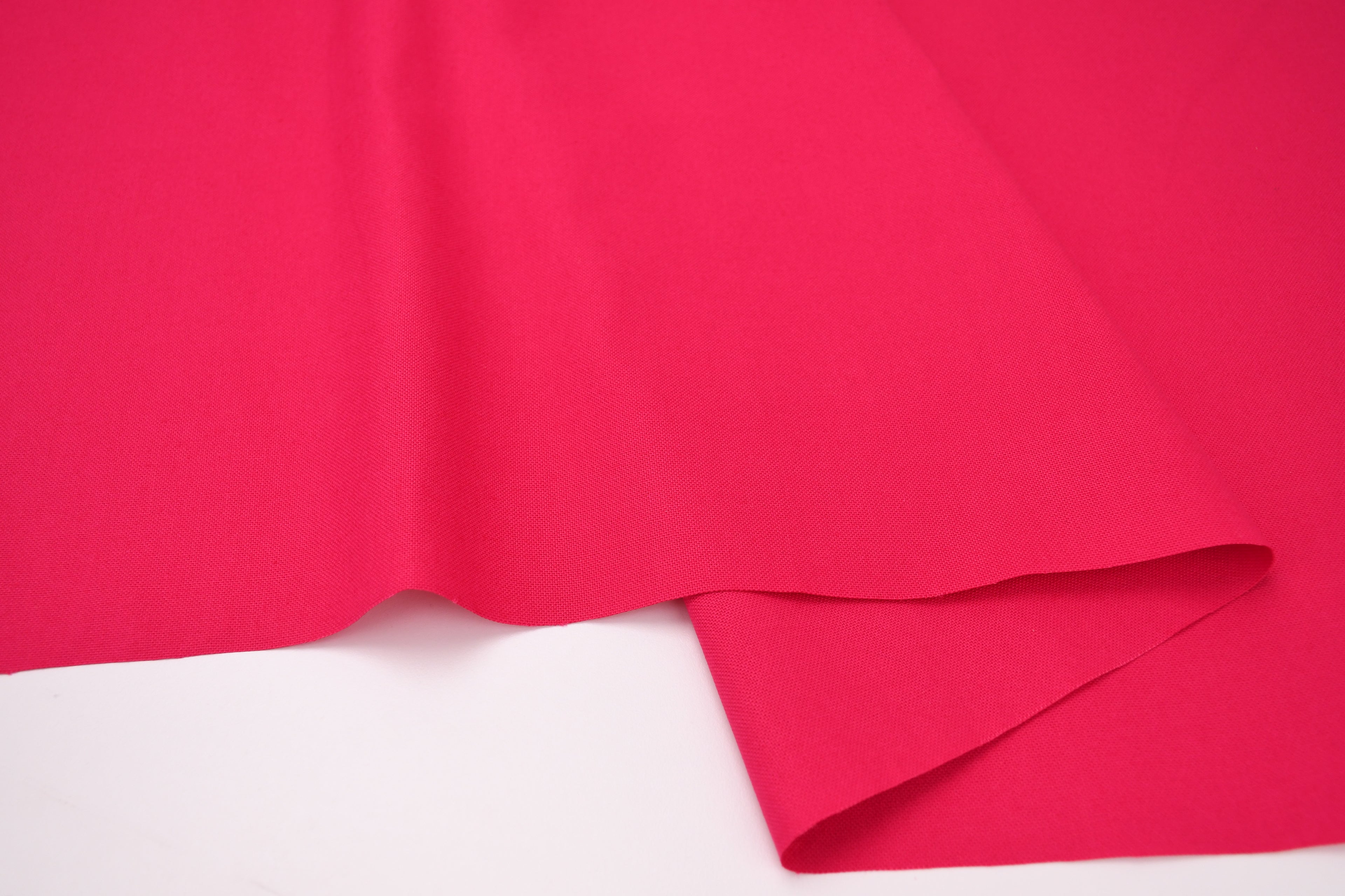 8oz 100% Cotton Canvas Fabric - Electric Pink