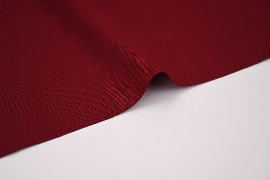 8oz 100% Cotton Canvas Fabric - Maroon