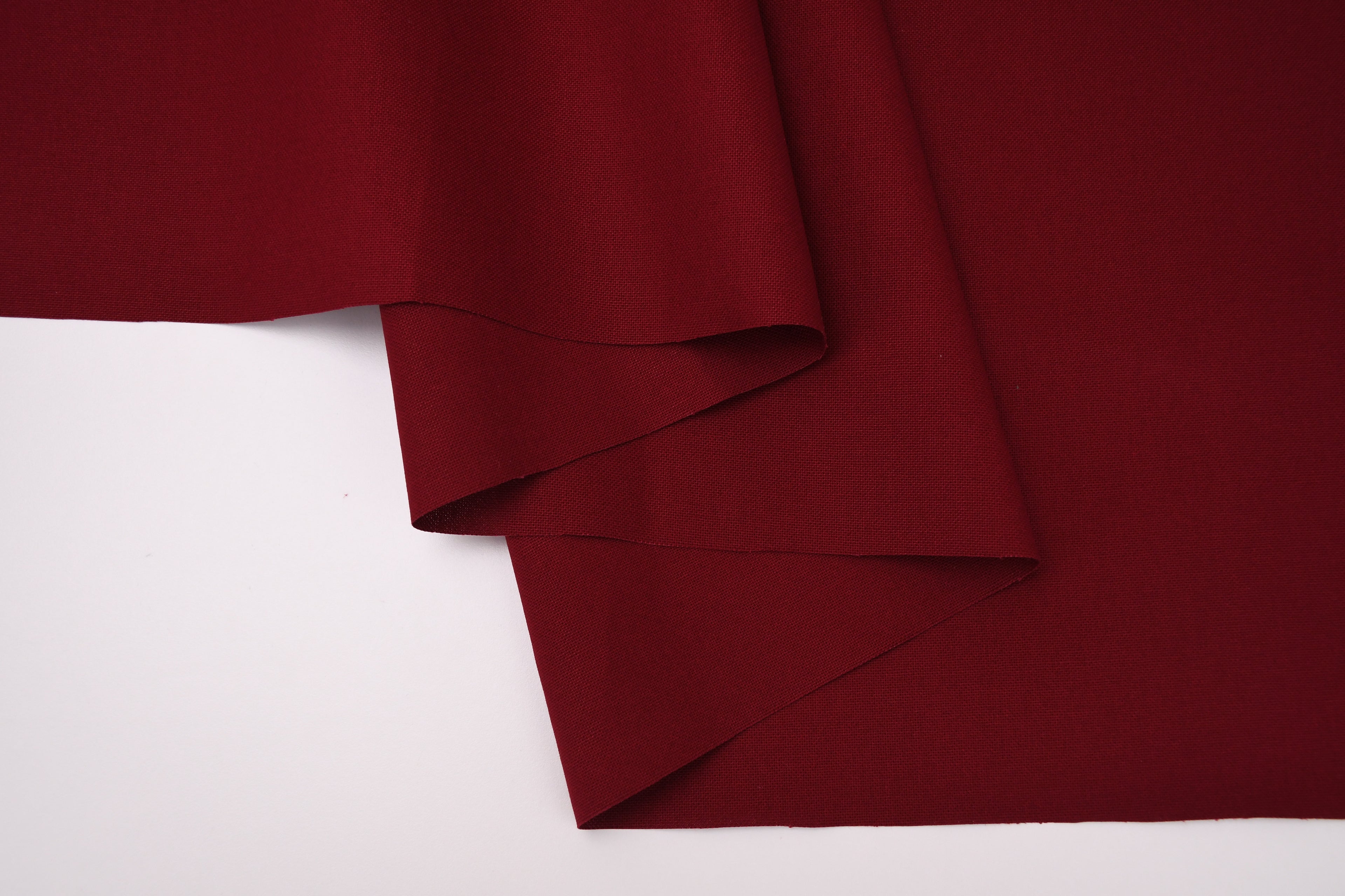 8oz 100% Cotton Canvas Fabric - Maroon
