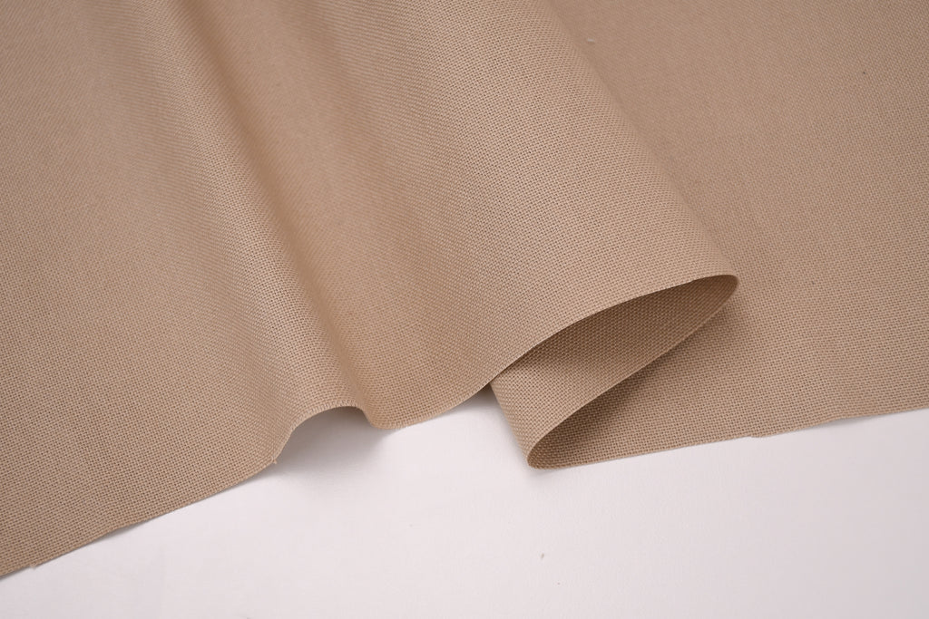 8oz 100% Cotton Canvas Fabric - Tan