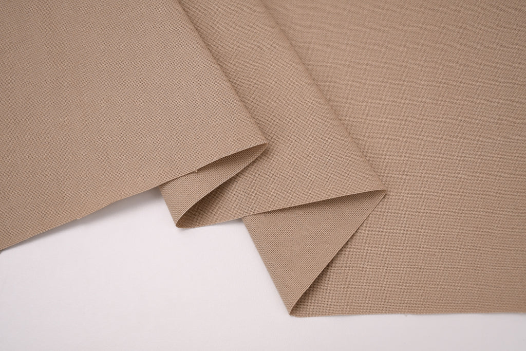 8oz 100% Cotton Canvas Fabric - Tan