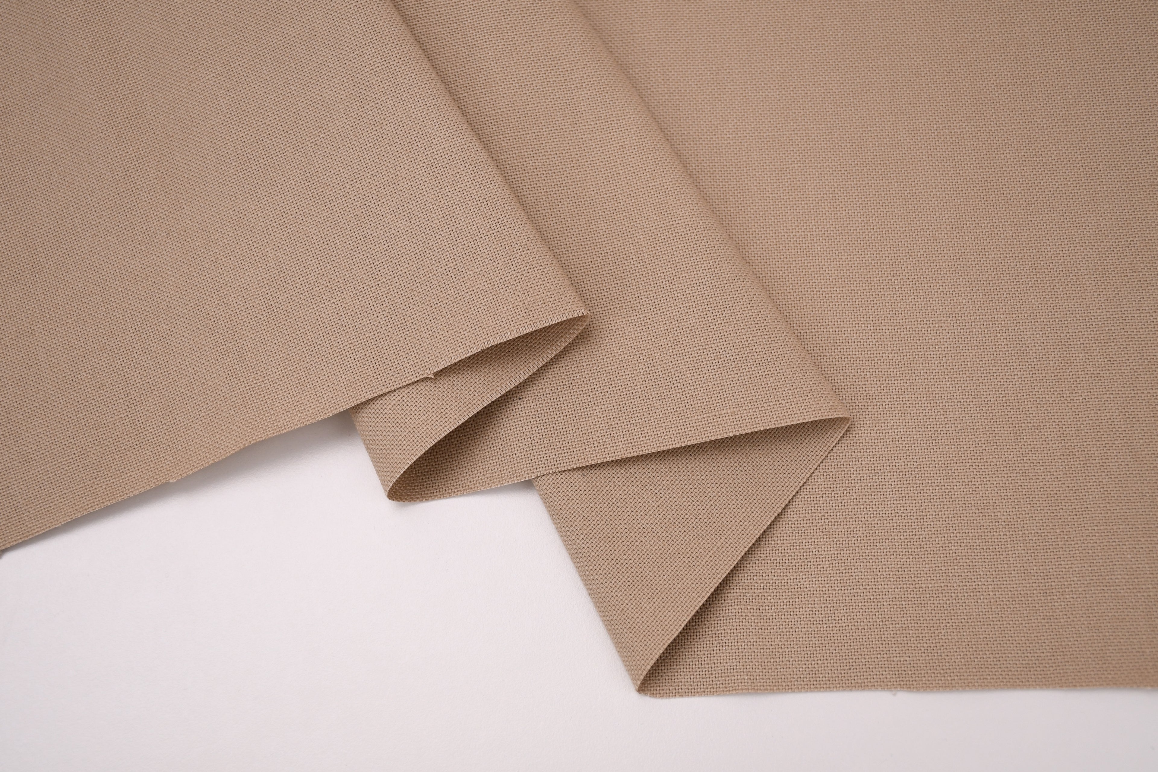 8oz 100% Cotton Canvas Fabric - Tan