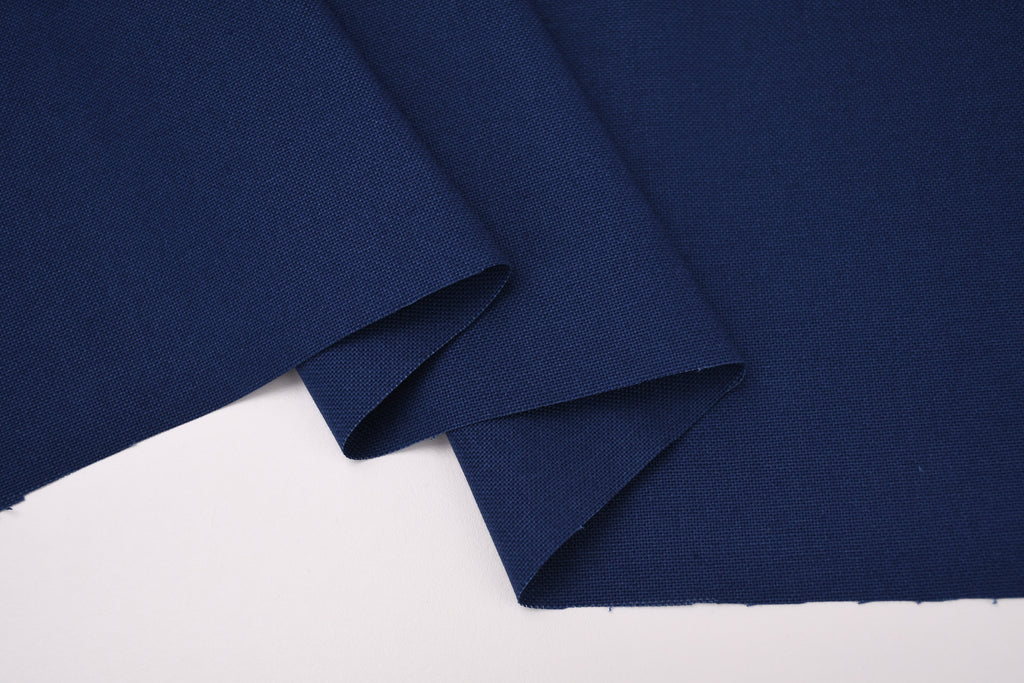 8oz 100% Cotton Canvas Fabric - French Navy