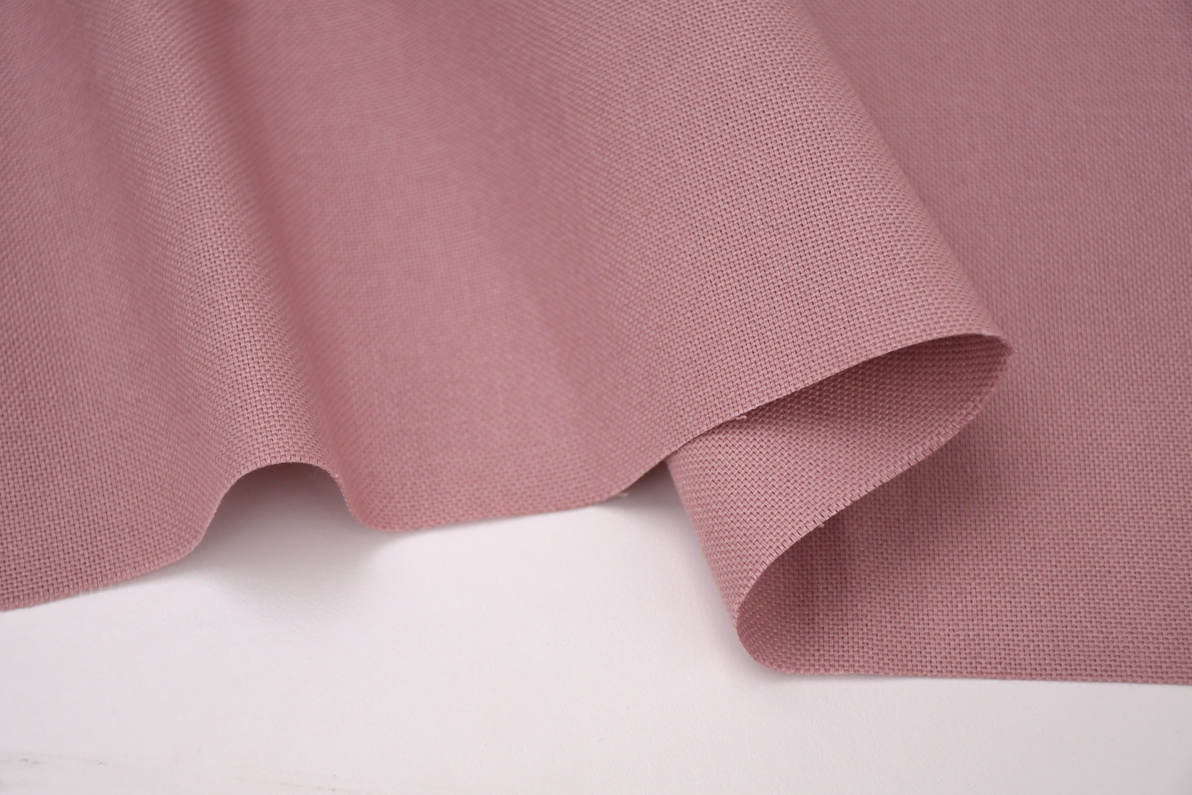 8oz 100% Cotton Canvas Fabric - Blush Pink