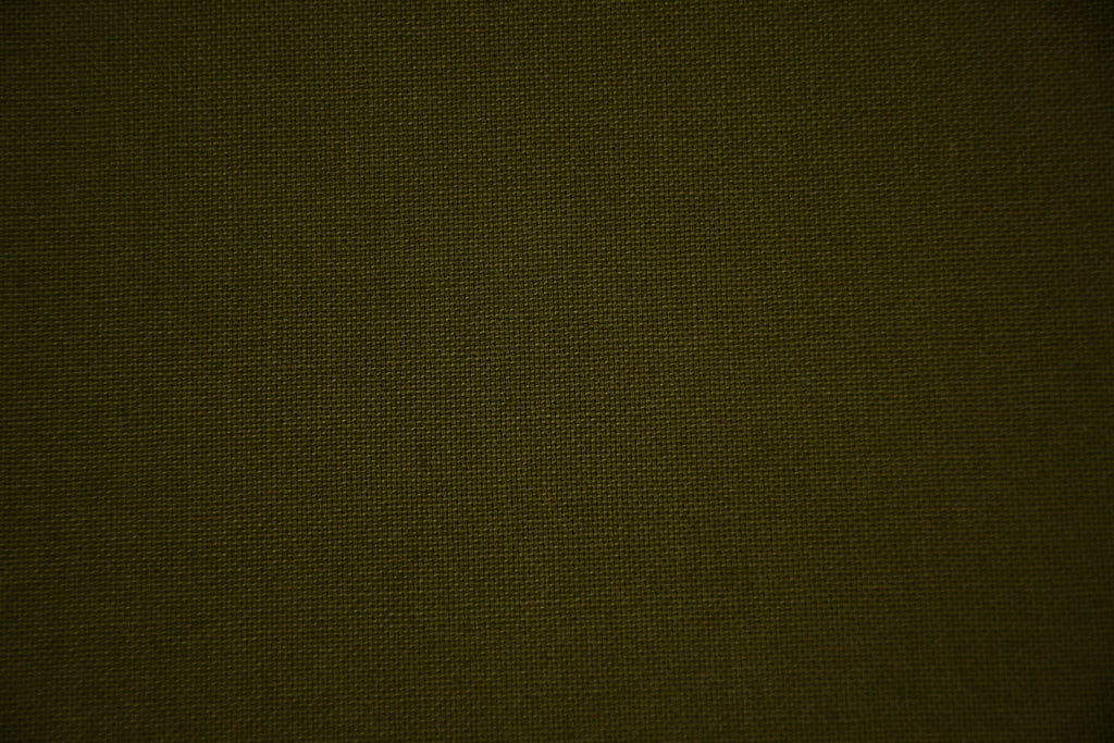 8oz 100% Cotton Canvas Fabric - Olive
